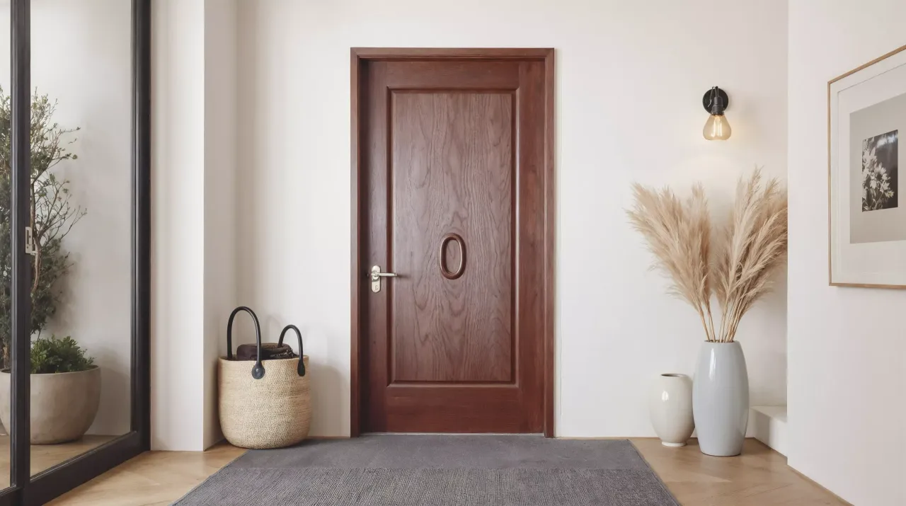 drzwi wewnętrzne drewniane mdf okleina