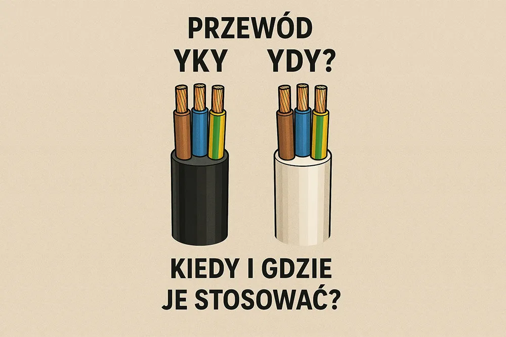 por&oacute;wnanie kabla YDYp i YKY