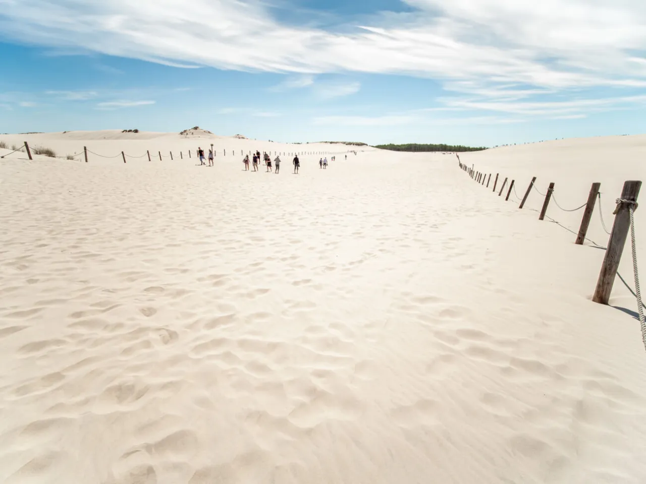 Ruchome wydmy Słowiński Park Narodowy