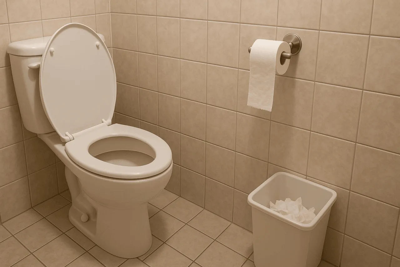 przeciekająca spłuczka barwnik test