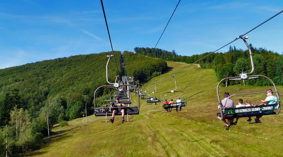 Zawoja Mosorny Groń kolejka