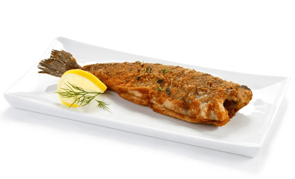 Kłodzki pstrąg danie