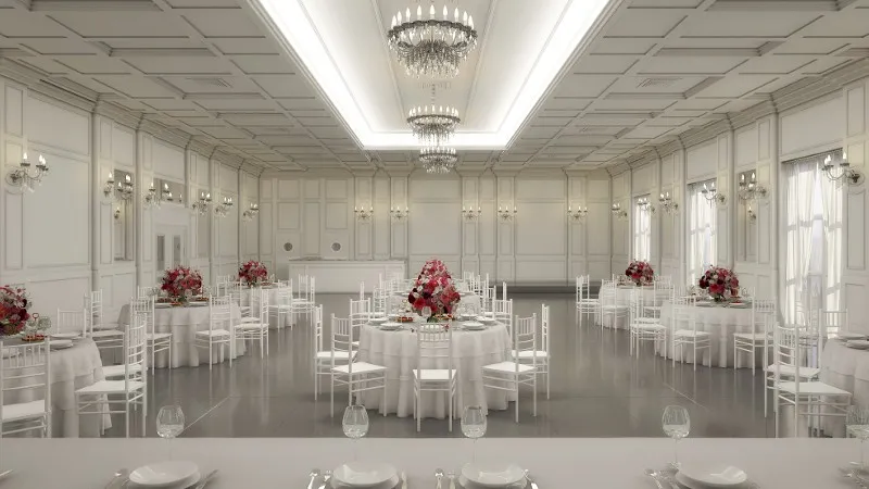 sala weselna wnętrze