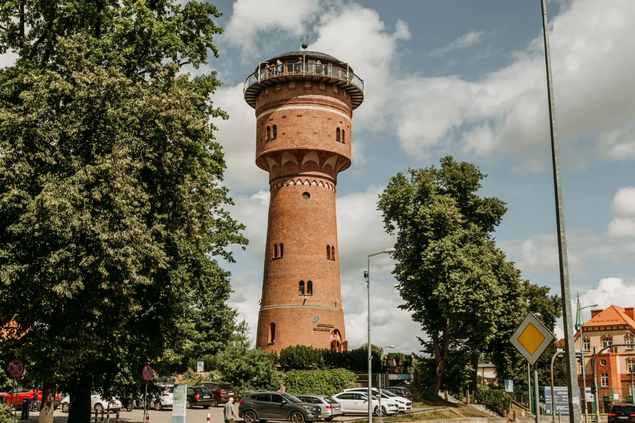 Giżycko Wieża Ciśnień panorama Niegocin