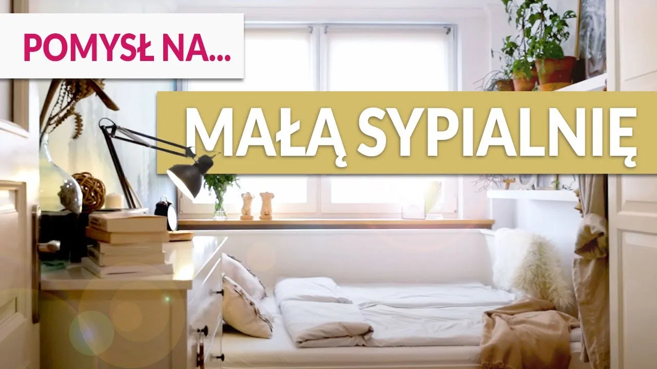 mała sypialnia w bloku sprytne rozwiązania