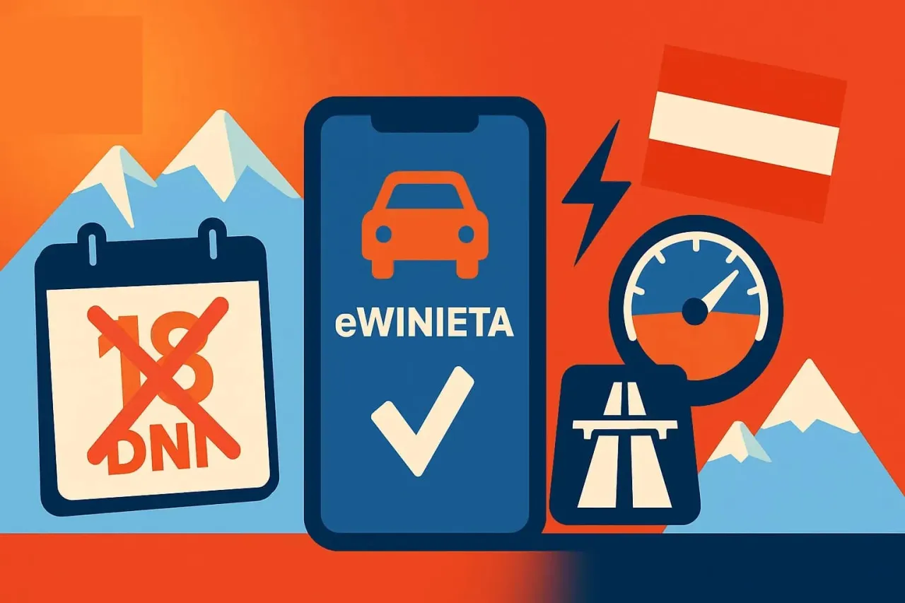 Unikaj mandatu za brak winiety Słowacja! Aplikacja eWinieta i symbol autostrady przypominają o opłatach drogowych.