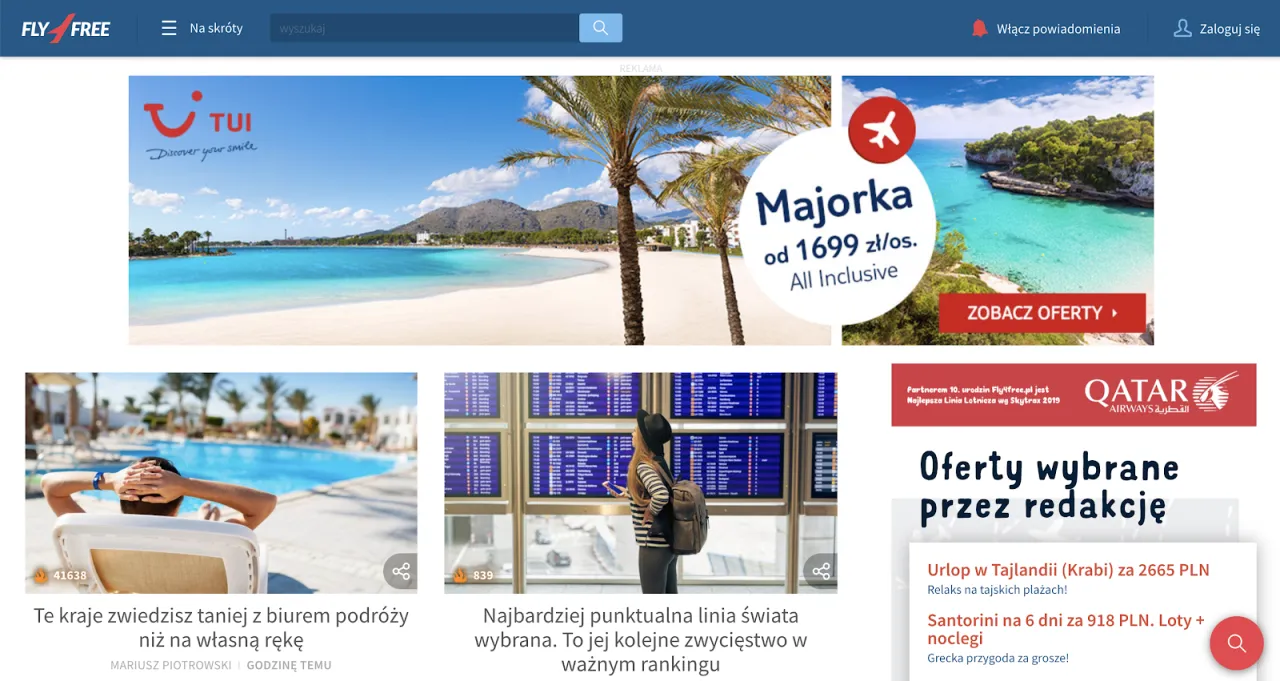 kanały reklamy biura podróży infografika