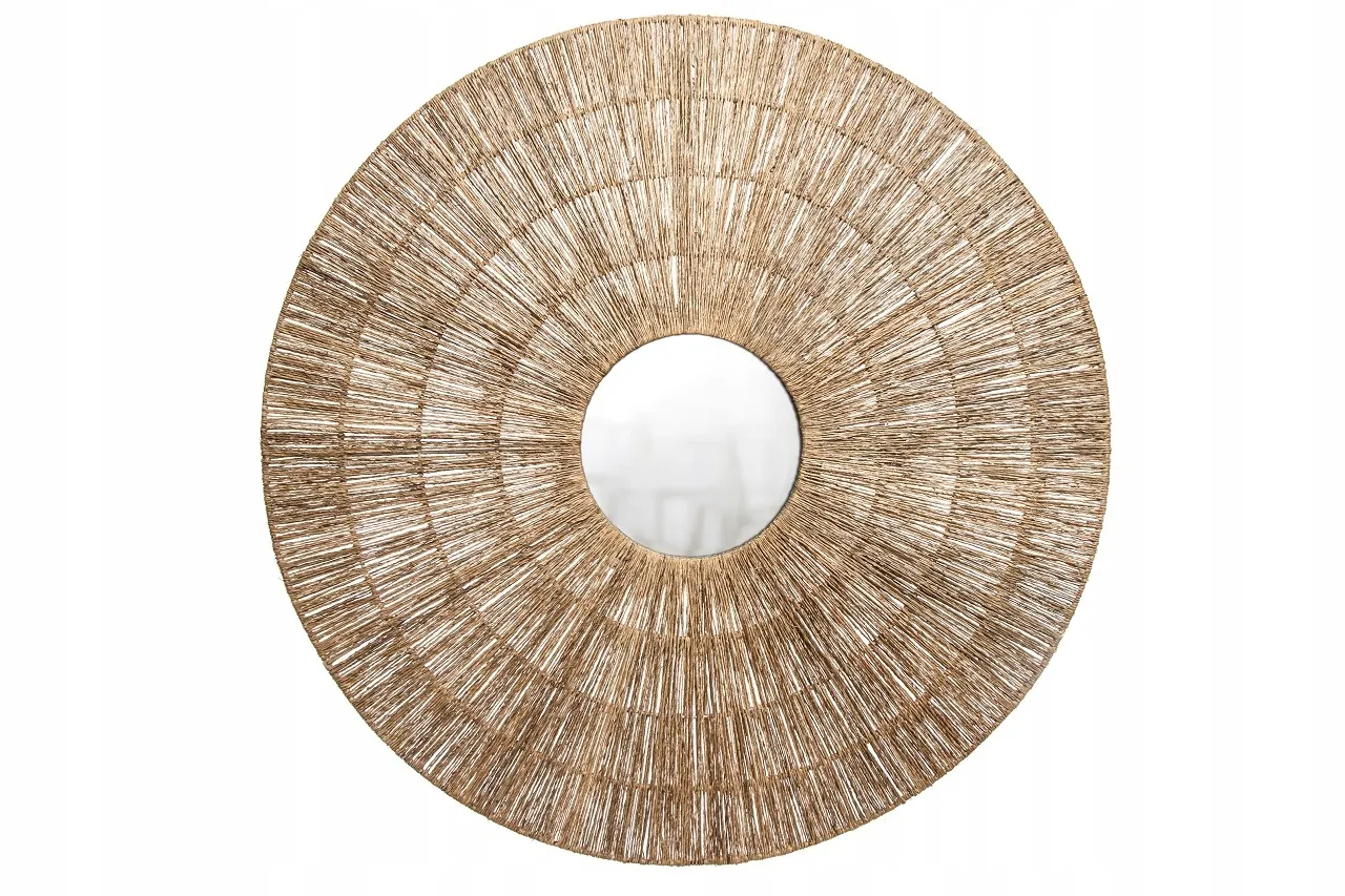 materiały do lustra ze sznurka jutowego