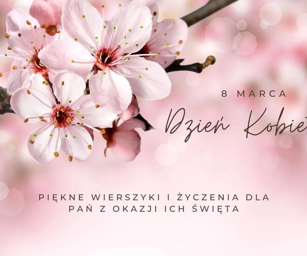 Piękne życzenia na Dzień Kobiet kwiaty
