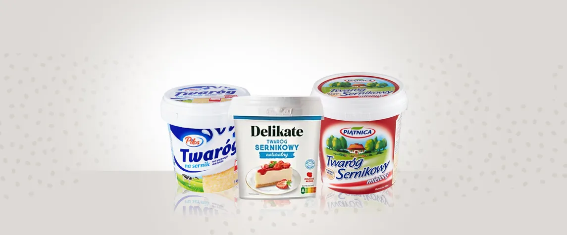 rodzaje twarogu do sernika