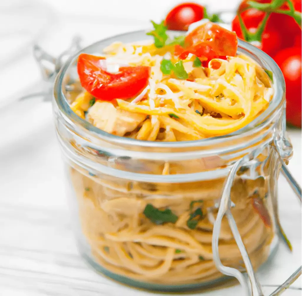 różne warianty spaghetti z kurczakiem