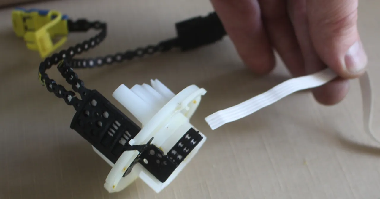 uszkodzona taśma airbag kierownica