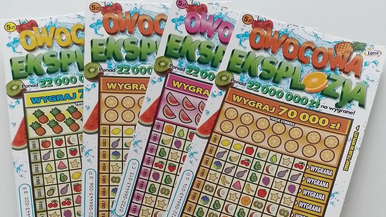 zdrapka Owocowa Eksplozja wygląd