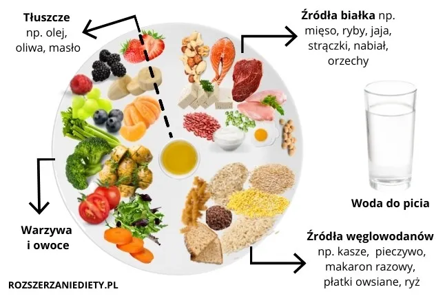 talerz jedzenia dla 11 miesięcznego dziecka różnorodne