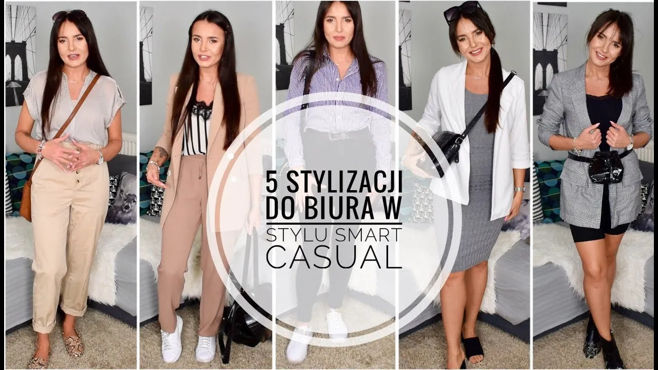 kobieta po 40 stylizacja smart casual do biura