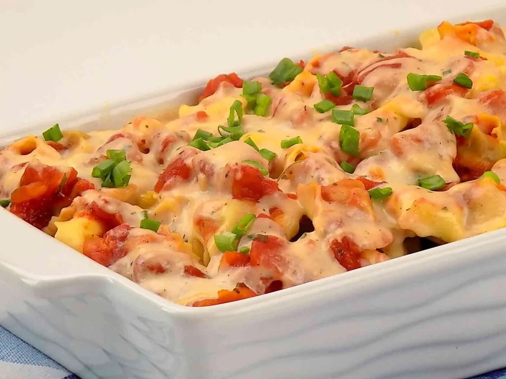 zapiekanka tortellini z serem