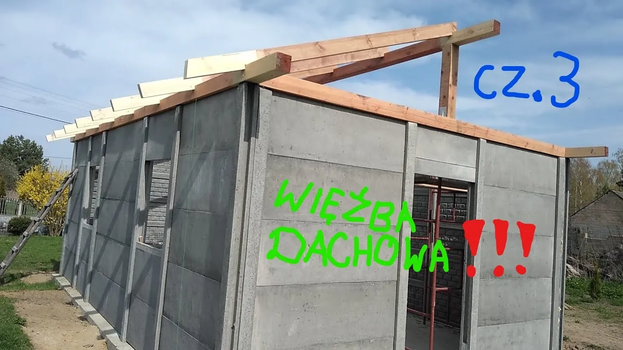 Zdjęcie Jak zrobić dach na garażu z płyt betonowych - proste kroki i porady