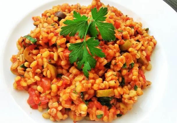 dania z kaszą pęczak