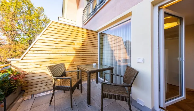 Hotel Güldene Berge Zimmer mit Balkon