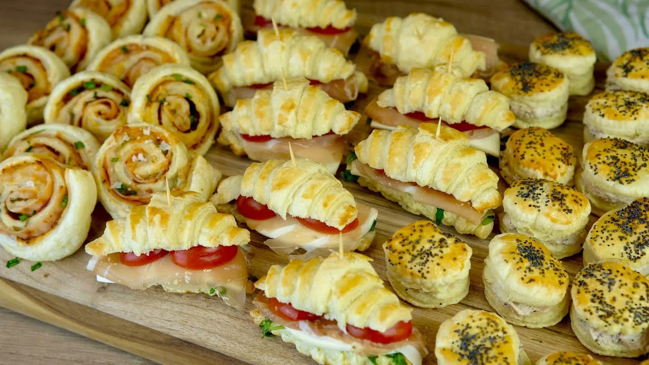 szybkie przekąski z ciasta francuskiego na sylwestra