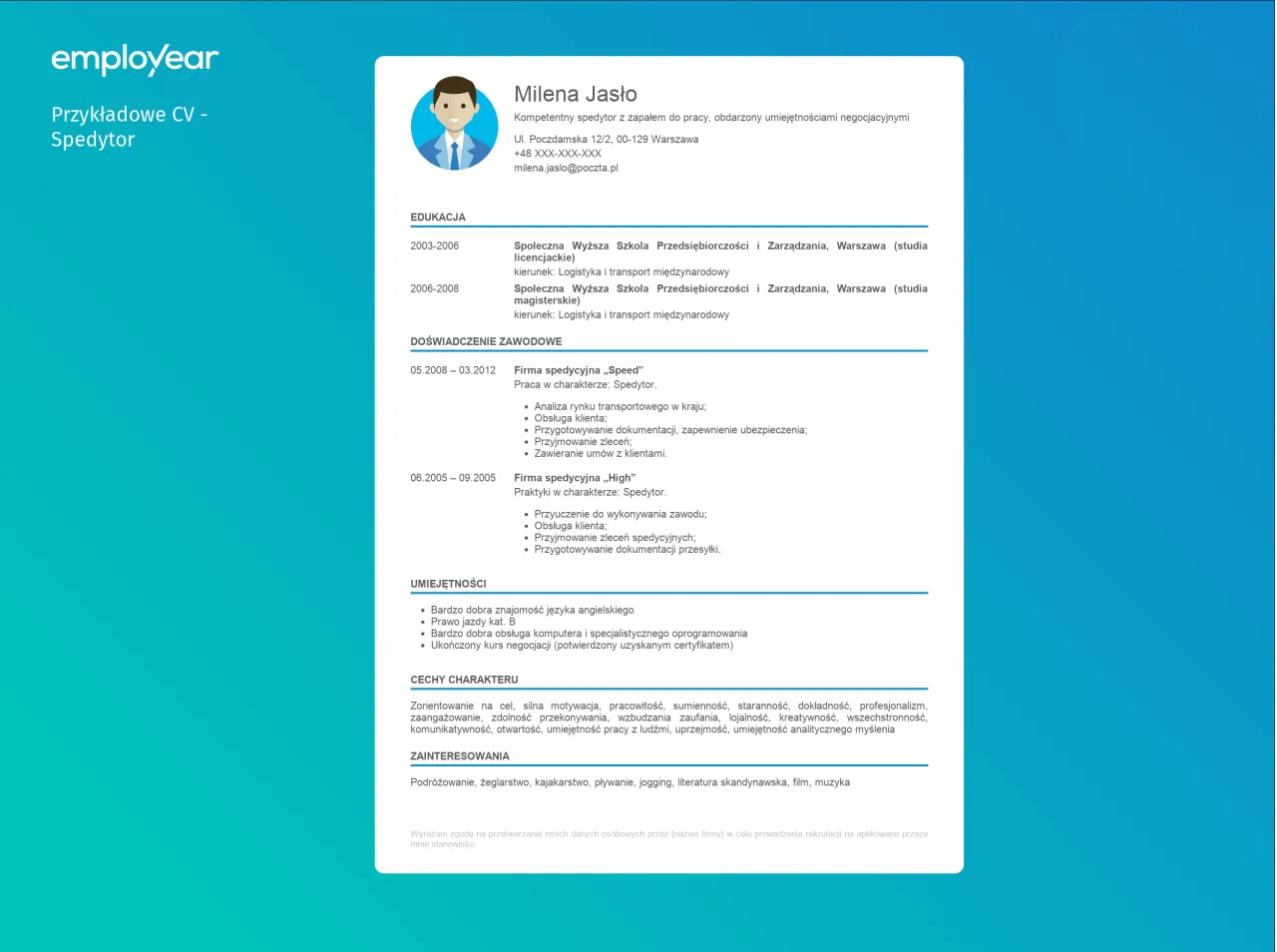 cechy i umiejętności spedytora