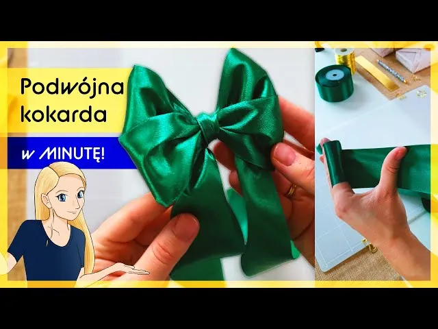 jak zrobić kokardę ze wstążki