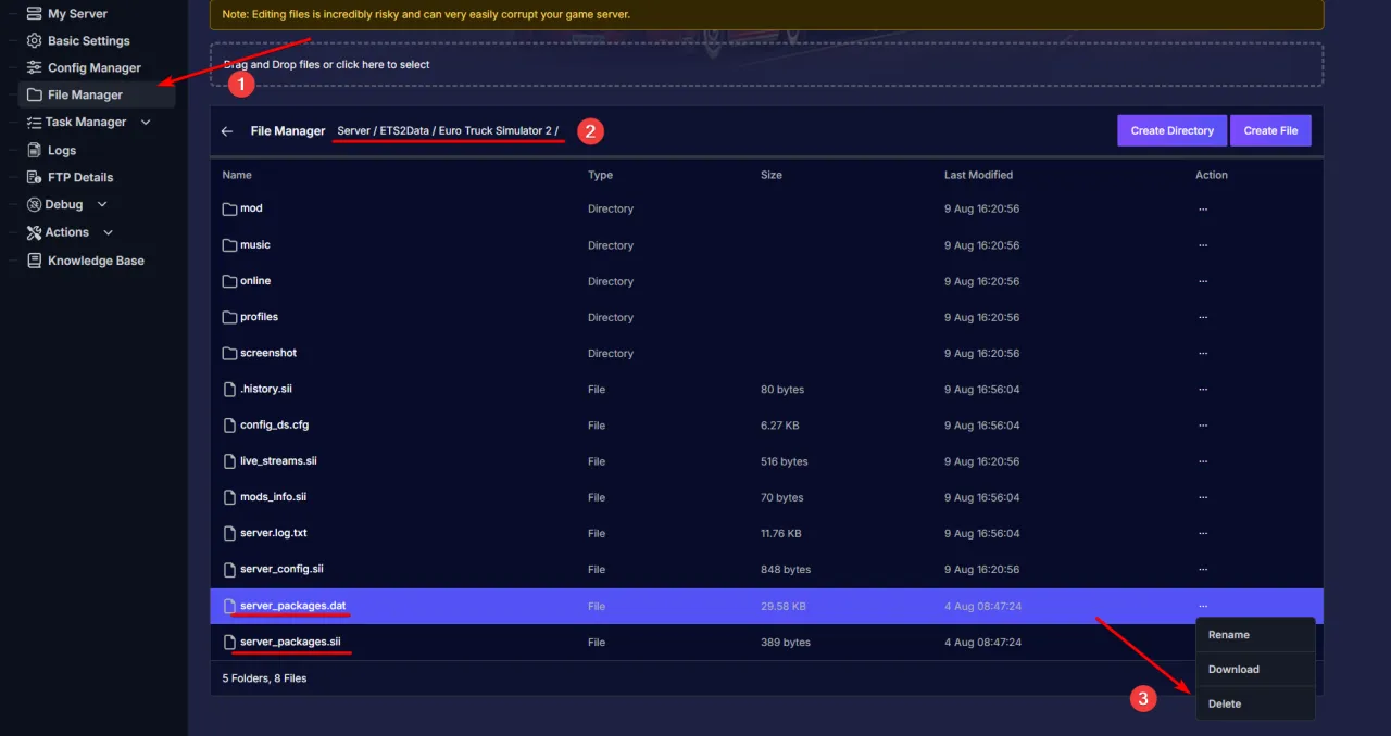 ETS2 ręczna instalacja mod&oacute;w folder mod