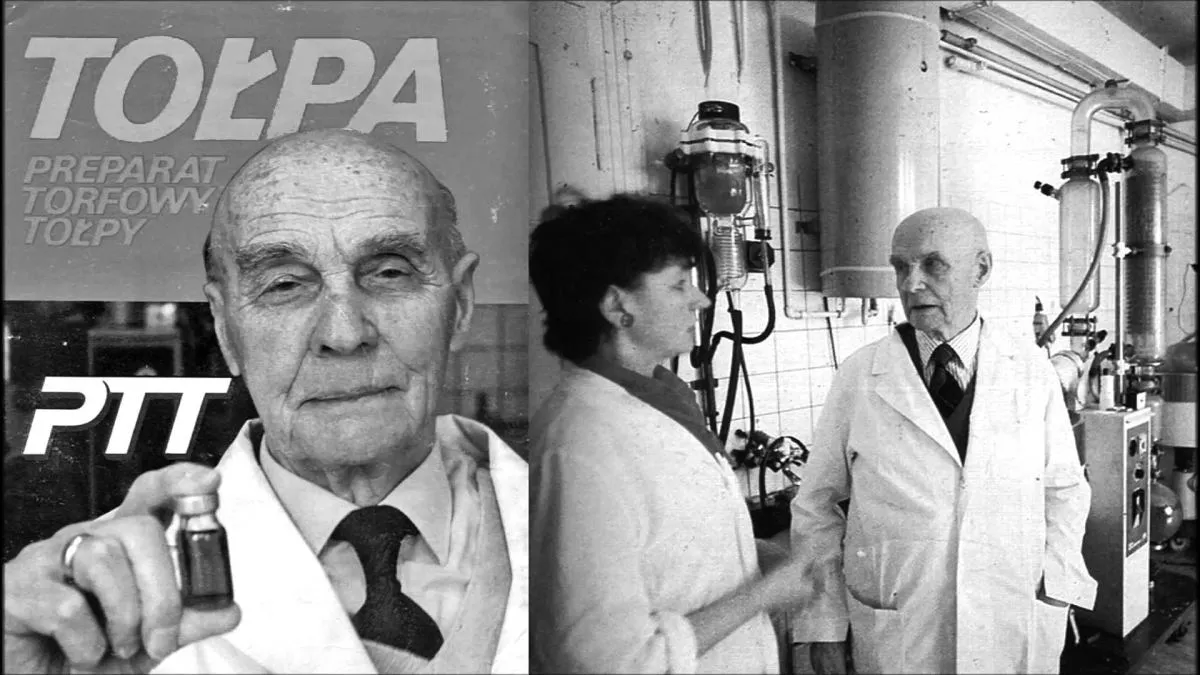 profesor Stanisław Tołpa i torf