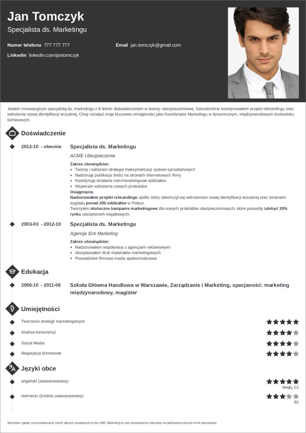 Zdjęcie Jak się pisze CV wzory - proste szablony, które przyciągną uwagę rekrutera