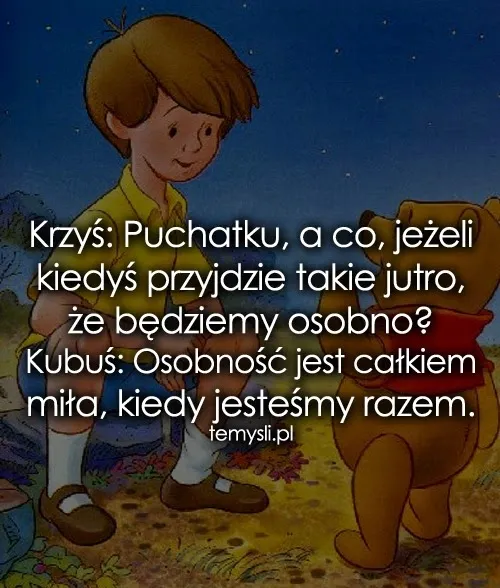 Zdjęcie Najlepsze cytaty Kubusia Puchatka o małym co nieco, które rozbawią i wzruszą