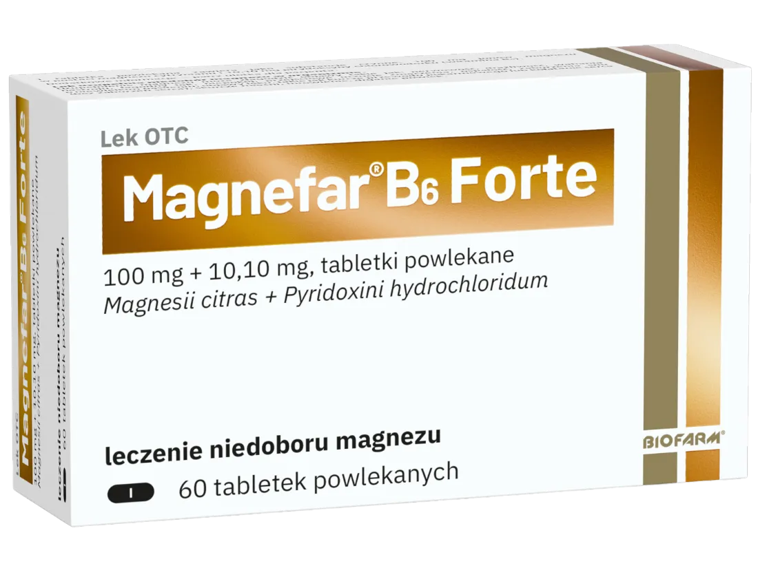 Zdjęcie Magnefar B6 Forte: lek czy suplement? Odkryj prawdę o działaniu