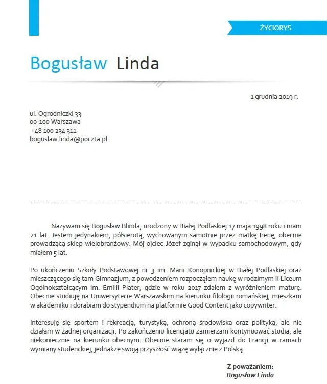 Zdjęcie Jak napisać życiorys na aplikację, aby wyróżnić się w rekrutacji