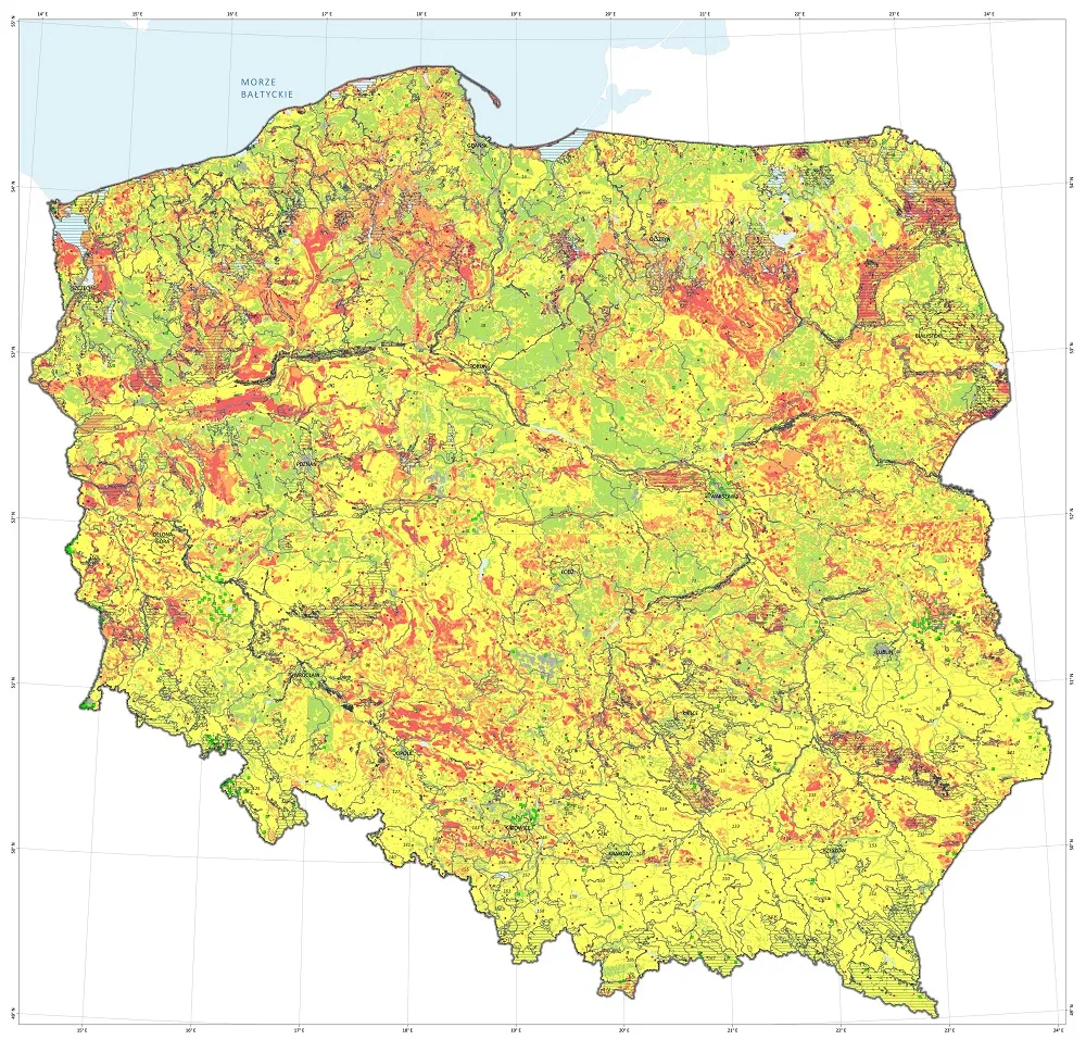 Zdjęcie Mapy geologiczne wód podziemnych i odwiertów w Polsce