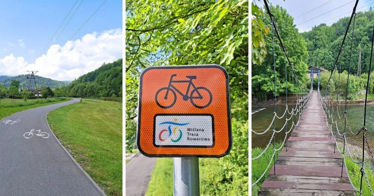 Zdjęcie Trasa rowerowa Skoczów Wisła - piękne widoki i trudności na szlaku