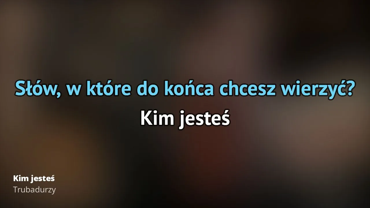 Zdjęcie Kim ty jesteś Young Multi - poznaj oficjalny tekst kultowej piosenki