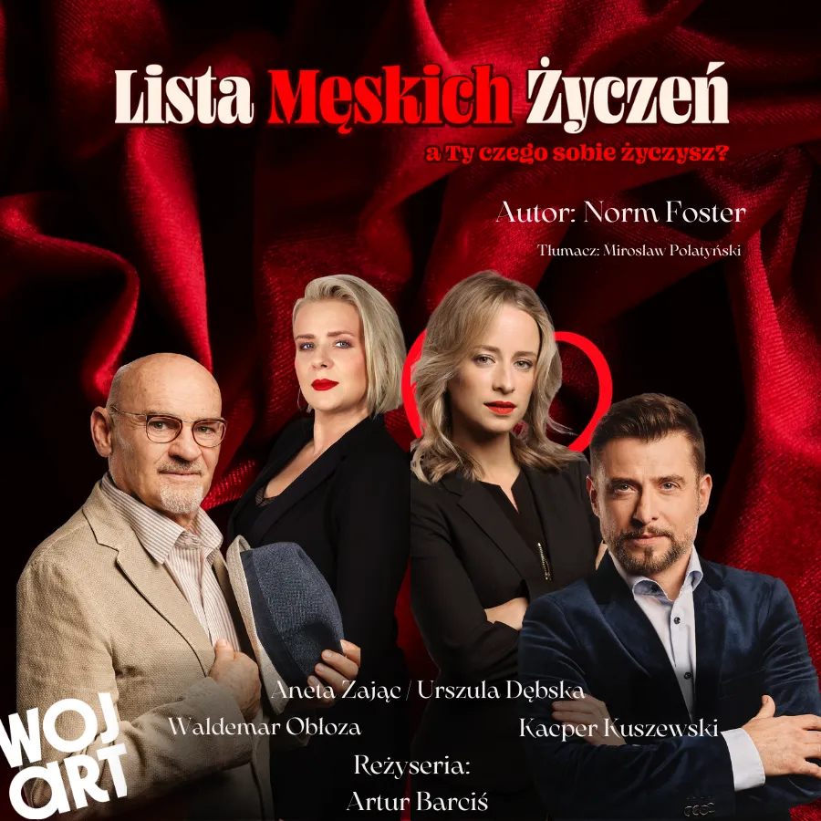 Zdjęcie Lista Męskich Życzeń spektakl - poznaj zaskakującą fabułę i aktorów
