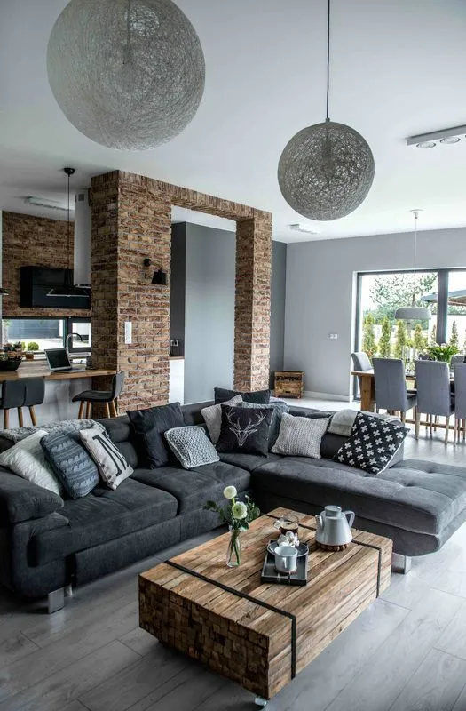 Zdjęcie Najlepsze dekoracje do szarego salonu: 10 inspirujących pomysłów