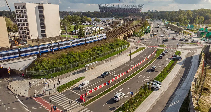 Trasa Świętokrzyska Warszawa budowa