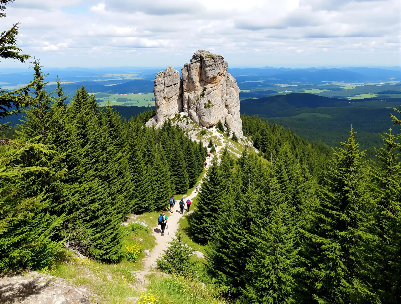 Malinowska Skała szlak