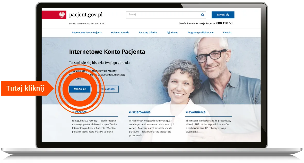 Internetowe Konto Pacjenta IKP logowanie
