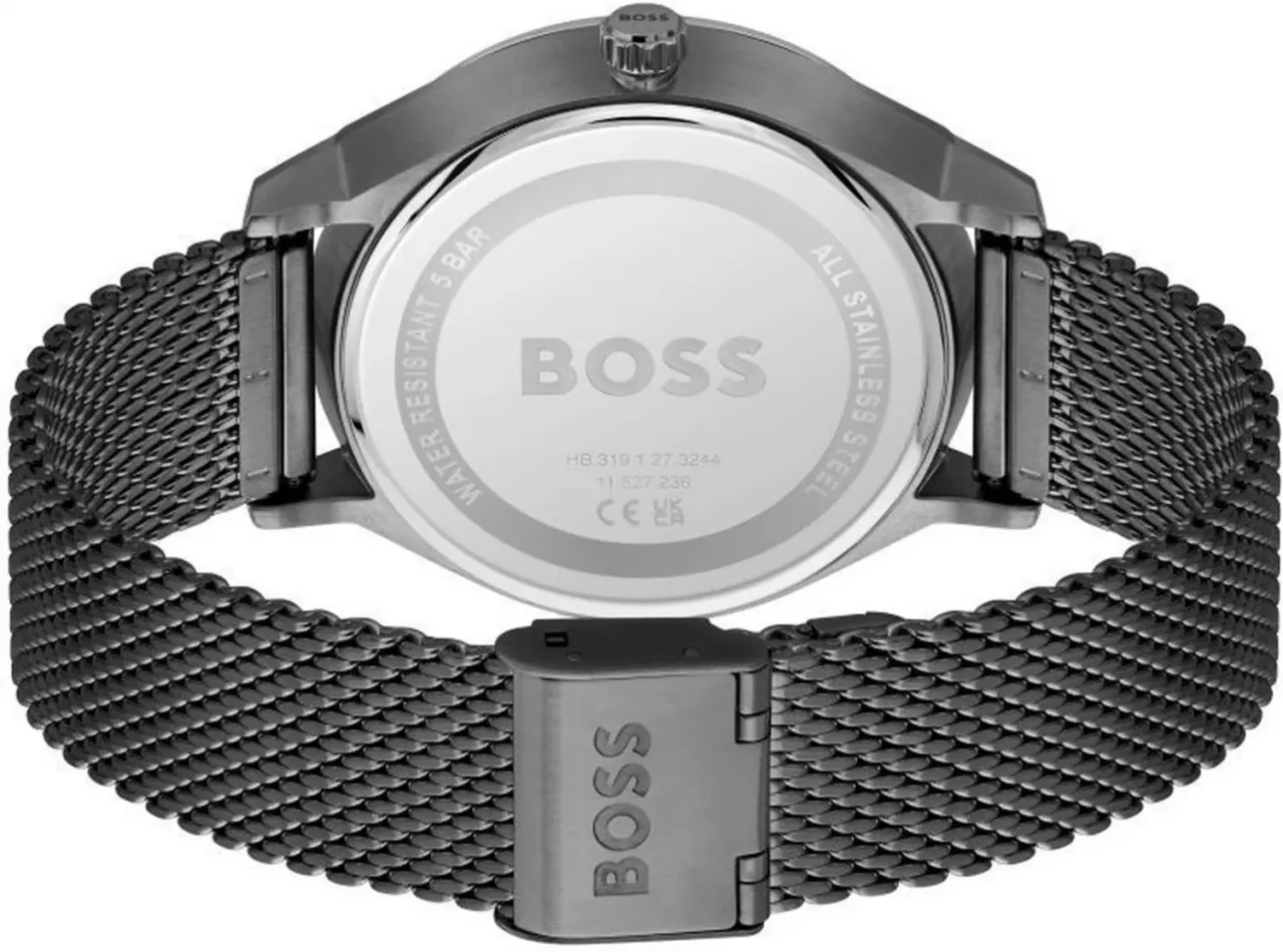 Rodzaje bransolet zegarków Hugo Boss mesh ogniwa