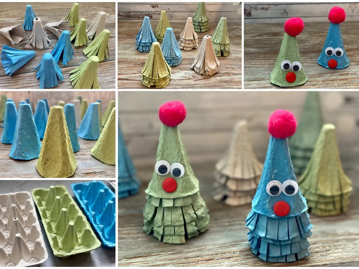 ozdoby choinkowe z recyklingu inspiracje