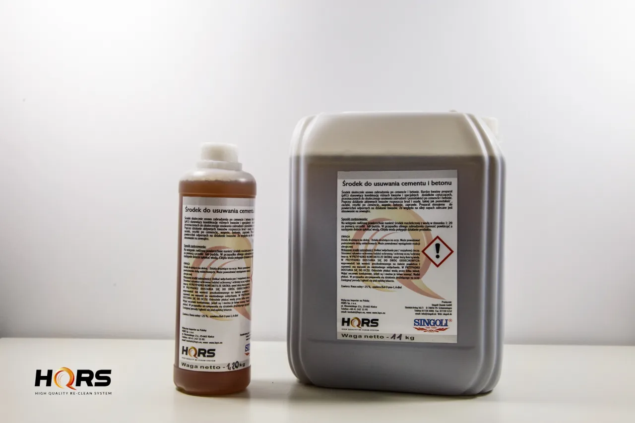 Profesjonalne środki do usuwania nalot&oacute;w cementowych