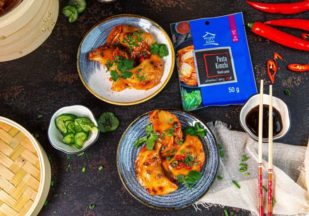 pierogi z kimchi, bigos z kimchi, kimchi do mięsa