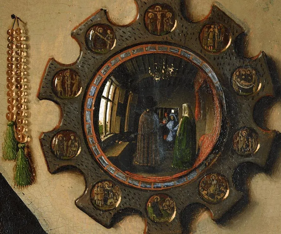 Jan van Eyck Arnolfini-Hochzeit Detail