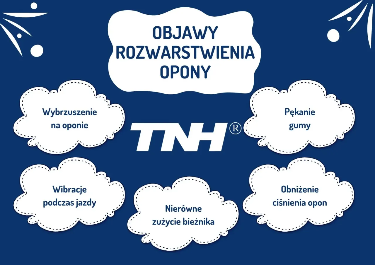 Nier&oacute;wnomierne zużycie bieżnika opony