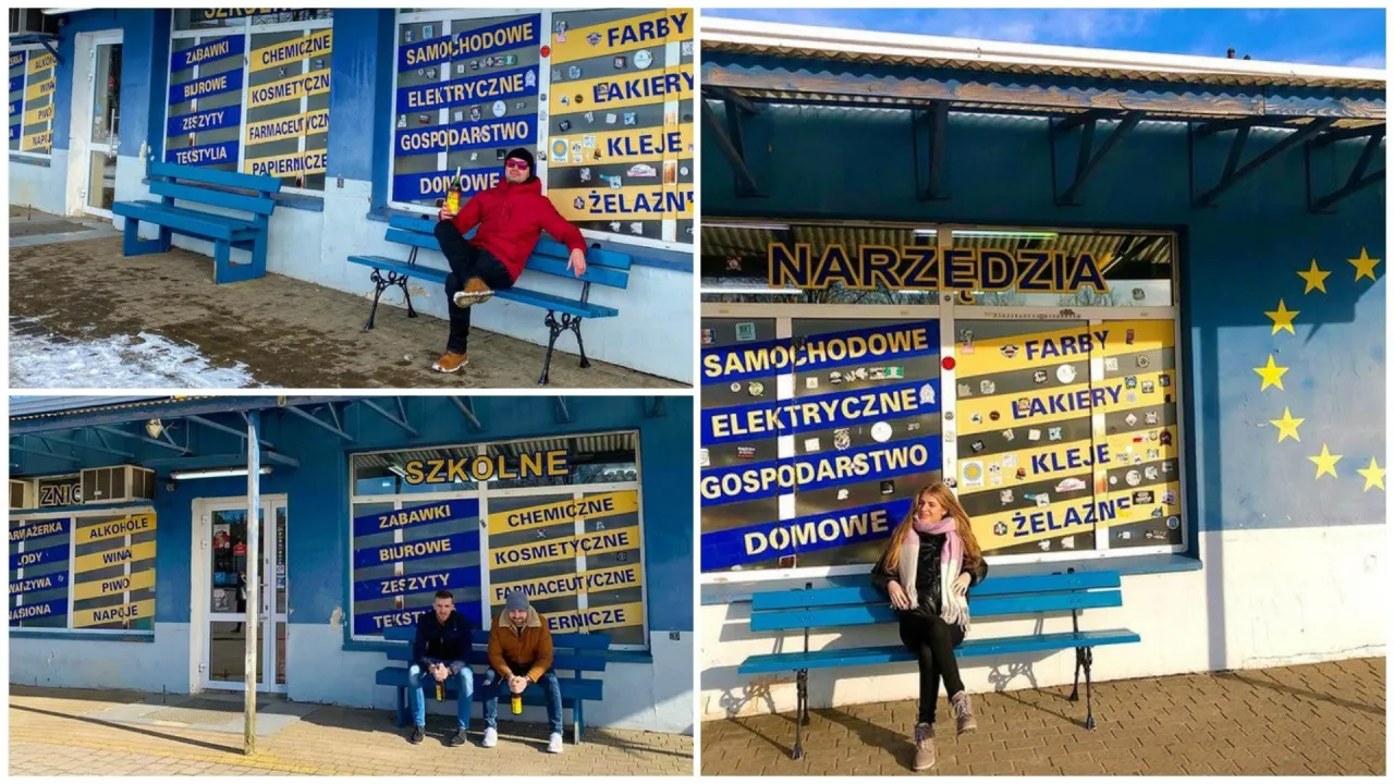 Jeruzal rynek ranczo ławeczka