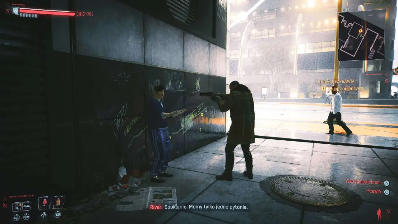 Cyberpunk 2077 immersja językowa