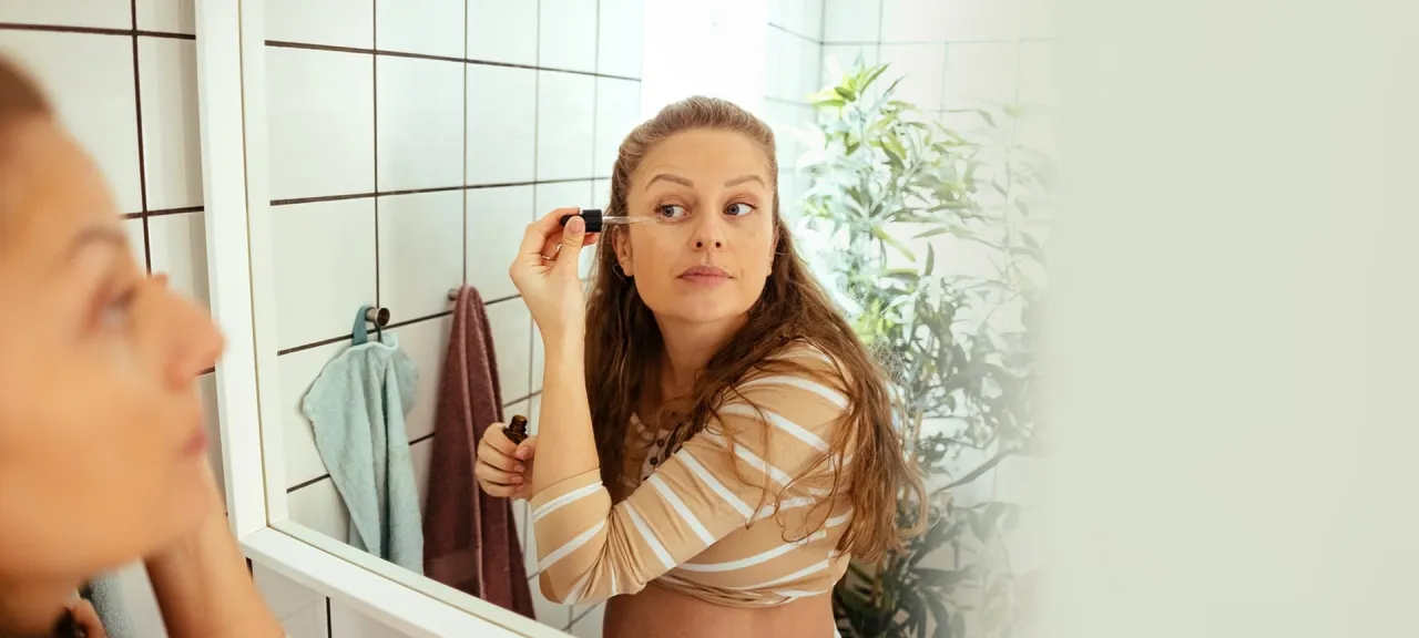 Schwangerschaft sichere Hautpflege Routine