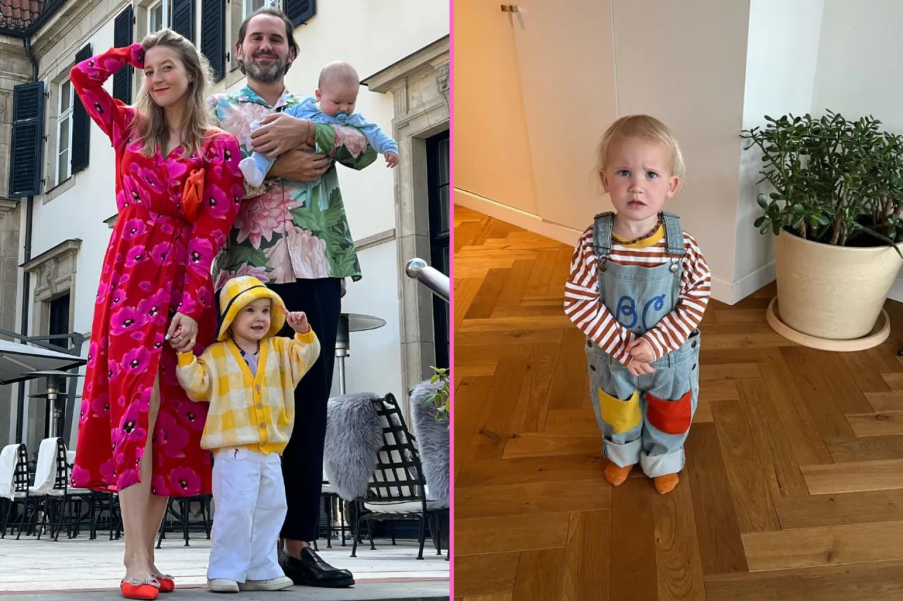 Lara Gessler z rodziną